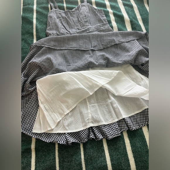 Old Navy Sleeveless Spaghetti Strap Blue and White Gingham Mini Sundress Size S - Picture 8 of 8